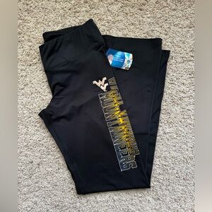 West Virginia Black Leggings